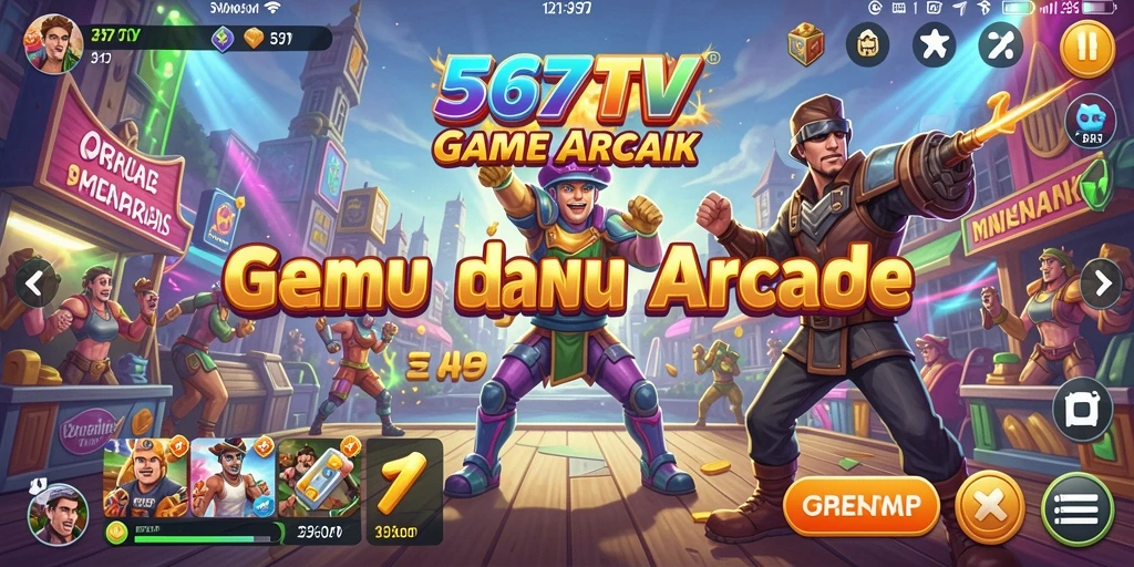 Tampilan gameplay seru di 567TV dengan berbagai level yang menantang.