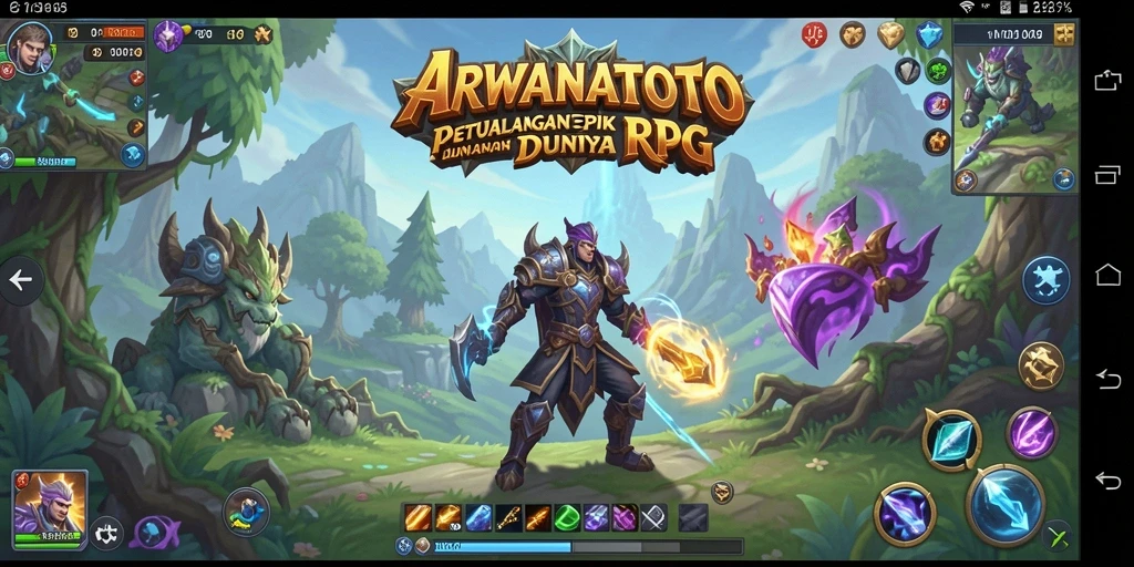 Tampilan gameplay ARWANATOTO yang seru dan interaktif.