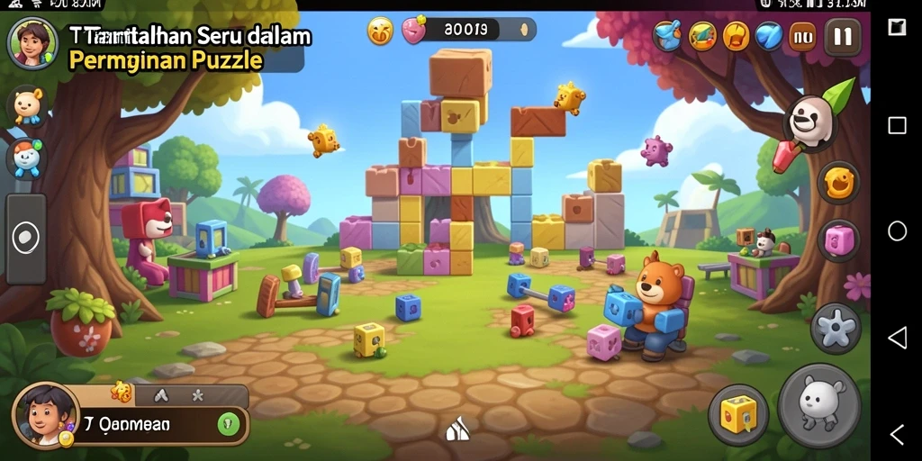 Tampilan screenshot D73 menampilkan teka-teki yang menantang dan menarik.