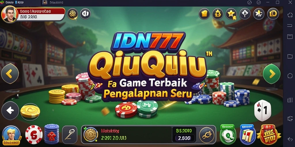 Tampilan menarik dari gameplay QiuQiu IDN777 yang mengasyikkan.