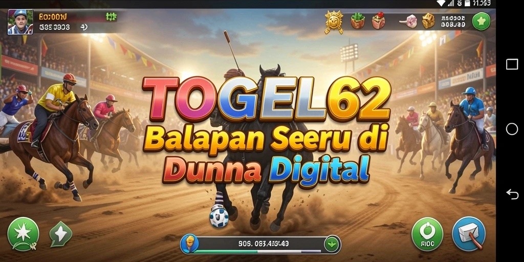 Tampilan gameplay Racing TOGEL62 yang penuh aksi.