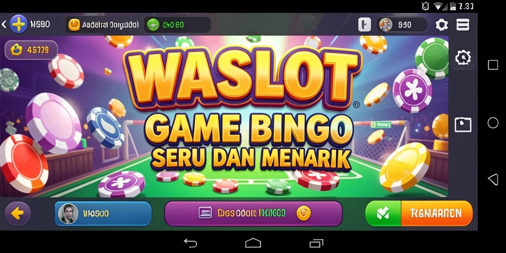 Screenshot gameplay Bingo yang menarik dan seru.